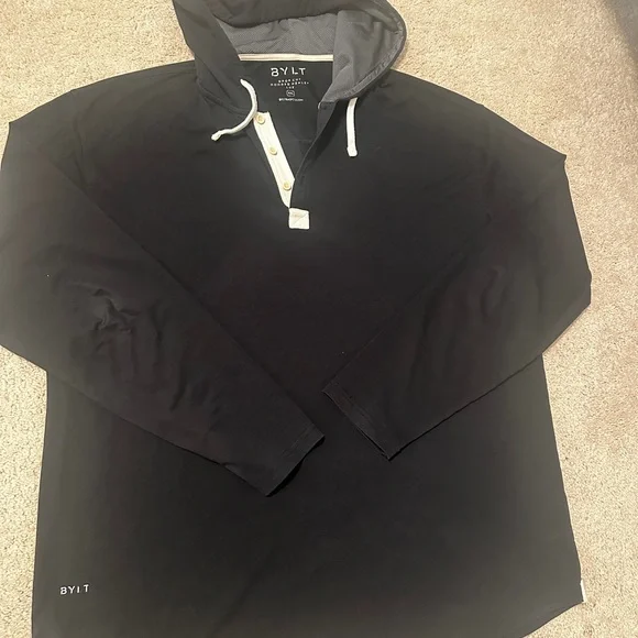 BYLT Drop-Cut LUX Hooded Henley Size XXL - Picture 2 of 5